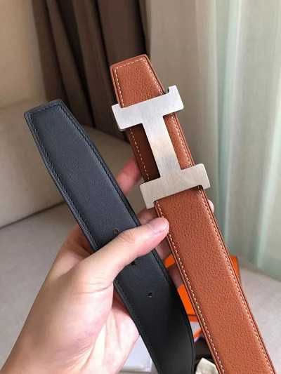 Мъжки Колан Hermes Constance belt buckle & Reversible leather strap