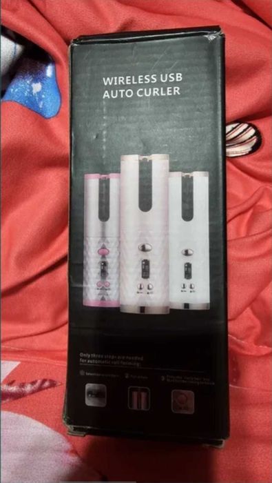 Ondulator fara fir automat, ceramic, portabil, temperatura reglabila