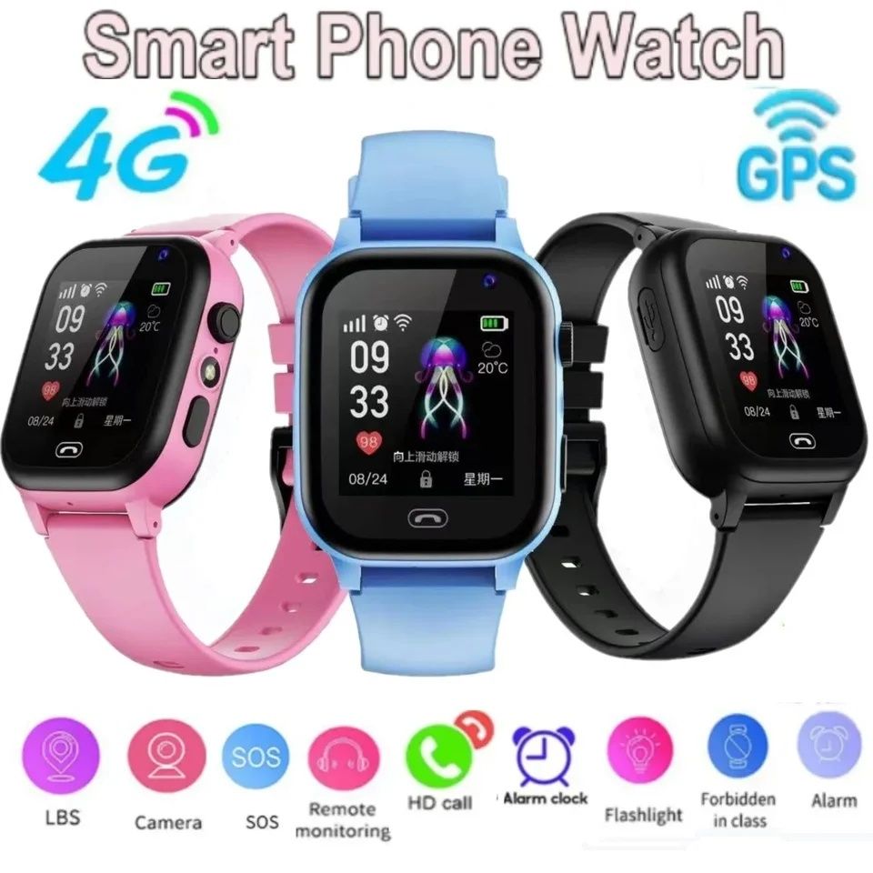 Ceas smartwatch copii GPS LT05, 4G, WiFi + localizare foto camera foto