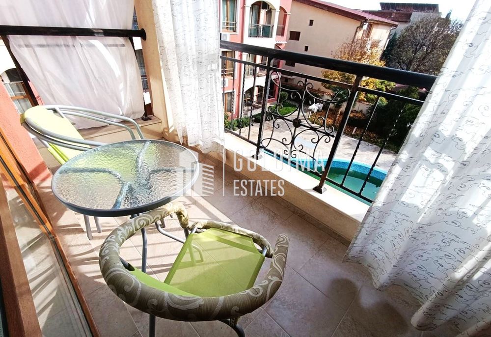 Обзаведен двустаен апартамент в с. Равда