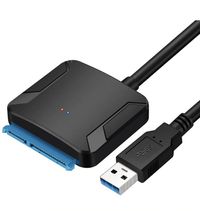 Cablu adaptor SATA 3.0 la USB 3.0 pt hdd ssd laptop 2.5 si 3.5 inch