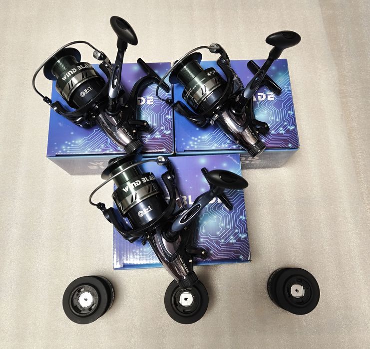 SET 3 Mulinete WIND BLADE YC 7000 8+1 Rulmenți NEW 2024