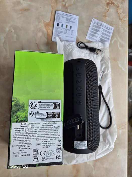 Boxa portabila Zealot 32 Max,noua