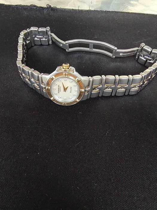 Швейцарски дамски часовник с диаманти/18к Raymond Weil Parsifal 9690