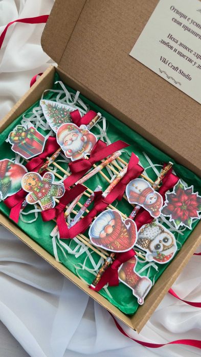 Луксозен комплект „Късмети за баница“ – ръчна изработка