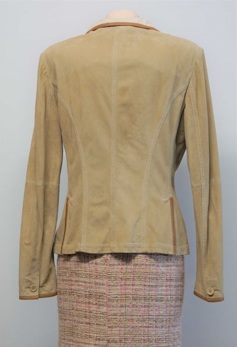 Jacheta Brunello Cucinelli piele intoarsa marimea 46