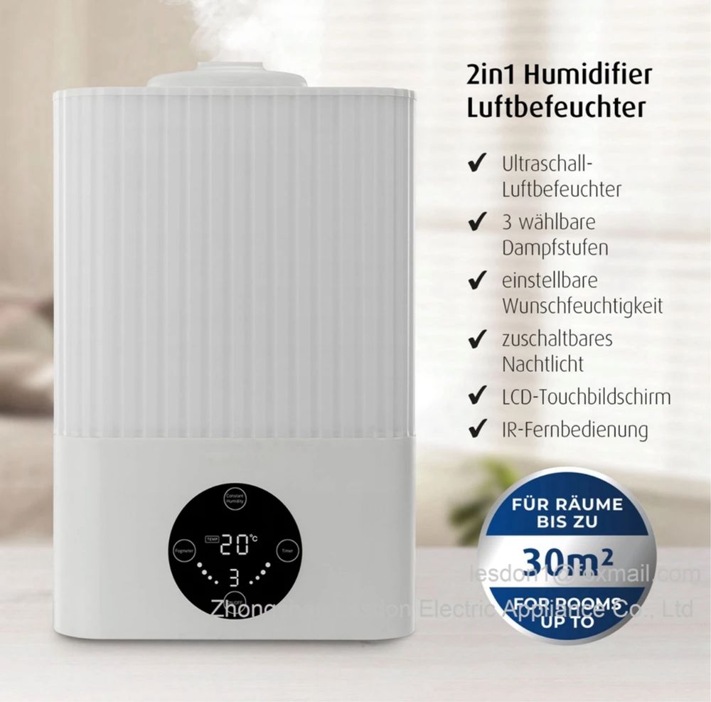 Увлажнитель воздуха 4 л Humidifier