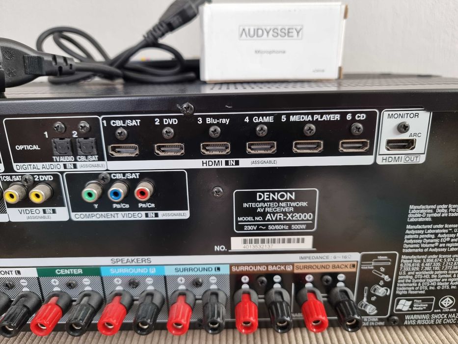 Amplificator,reciver DENON AVR-X2000+Boxe Phonar Micro 2