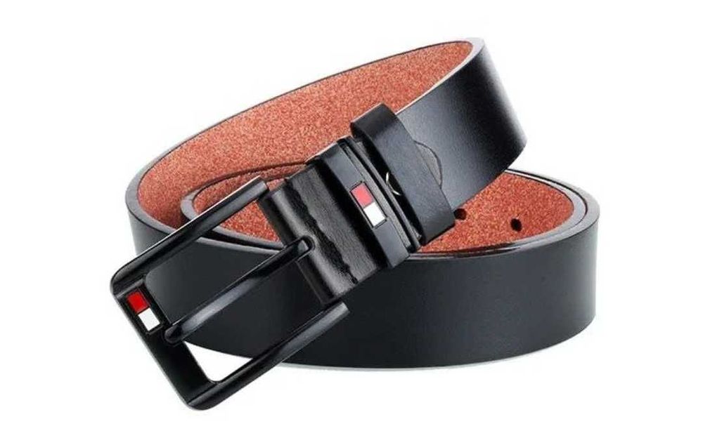 Curea Bărbați Curea Tommy Hilfiger Piele Ecologica, neagra 120cm