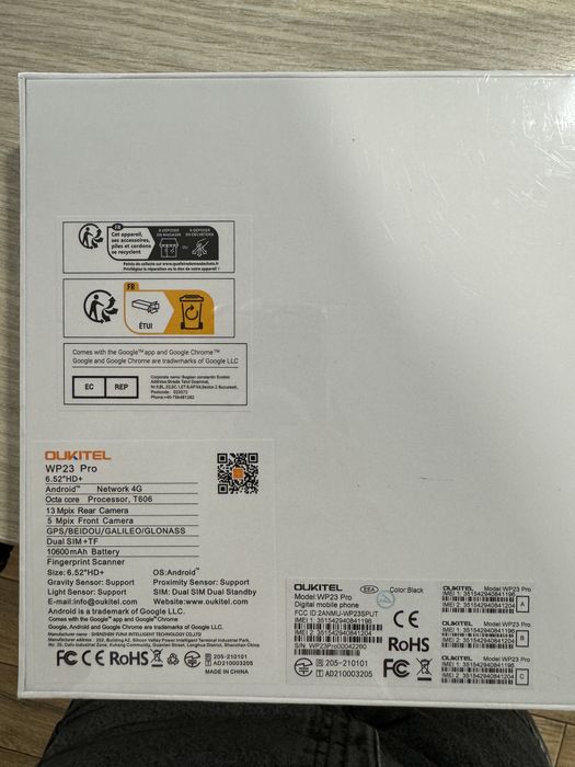 Oukitel WP23 Pro, 8GB RAM+128GB, NOU/Sigilat, Bateria 10600mAh!!