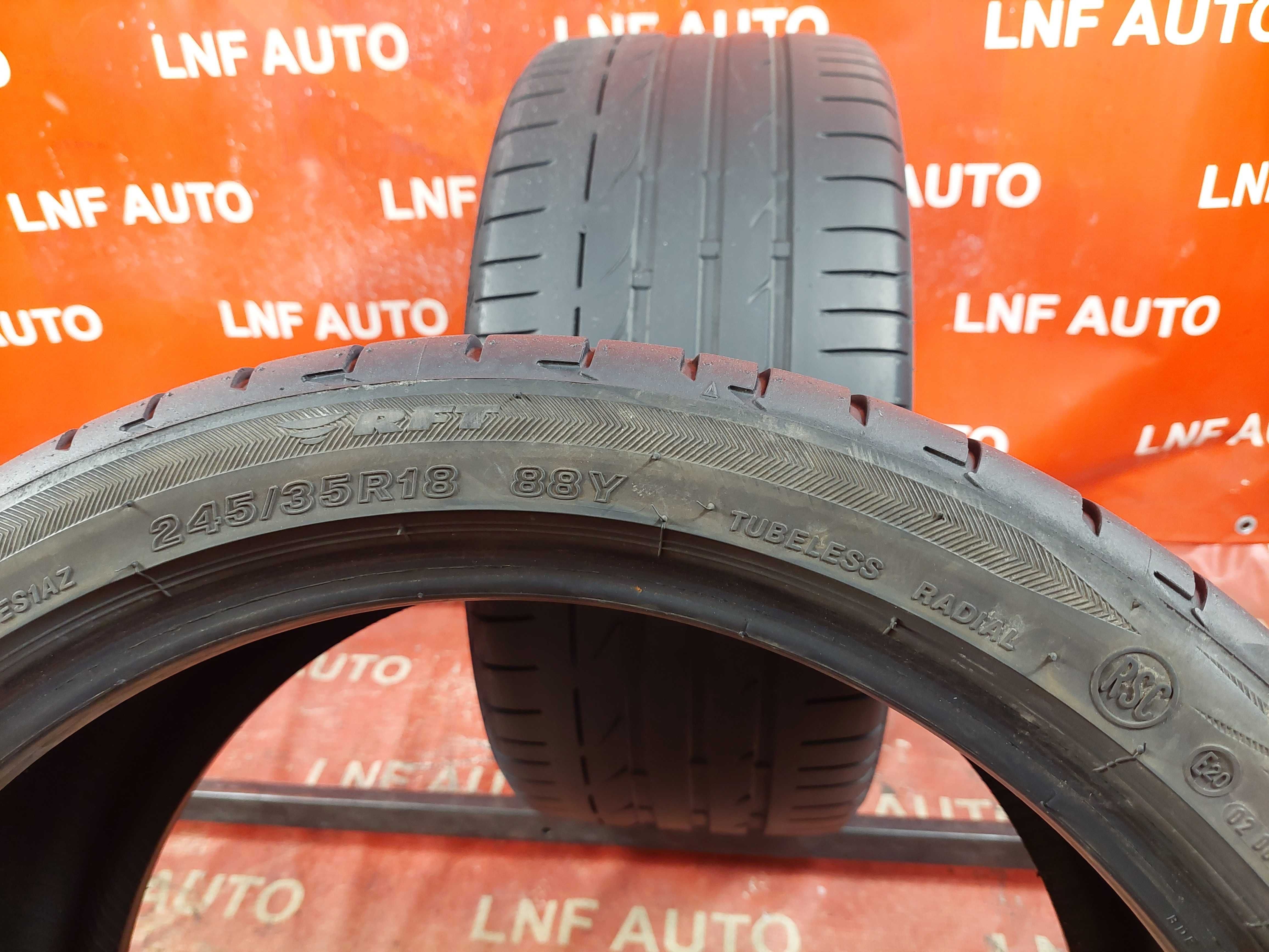 Anvelope de VARA - 245/35/18 - BRIDGESTONE - 5.73 MM - DOT 2016 RFT !