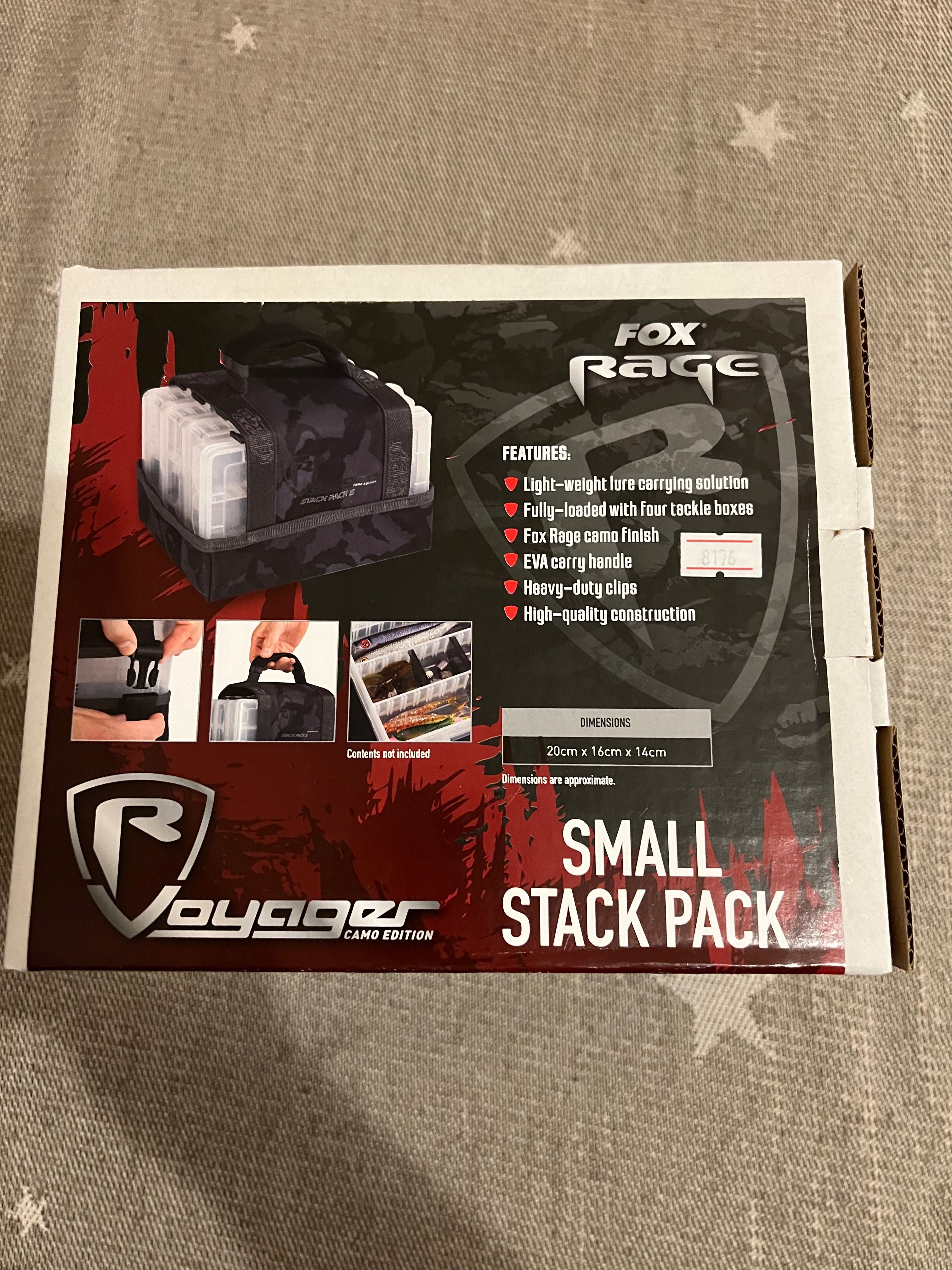 НОВА Чанта FOX RAGE Voyager Small Stack Pack с 4 броя кутии