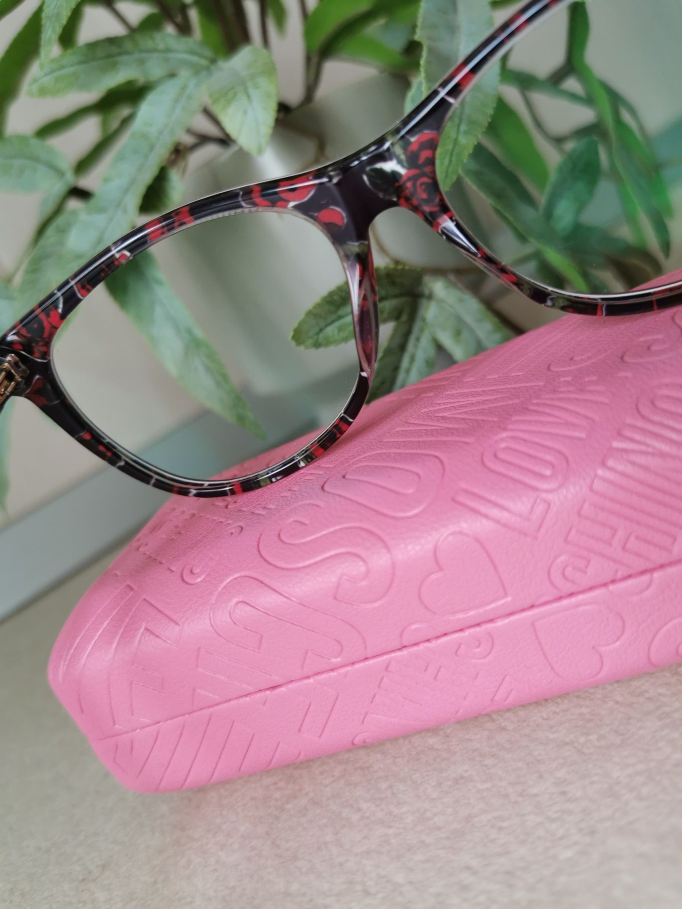 Rame ochelari Love Moschino rosii