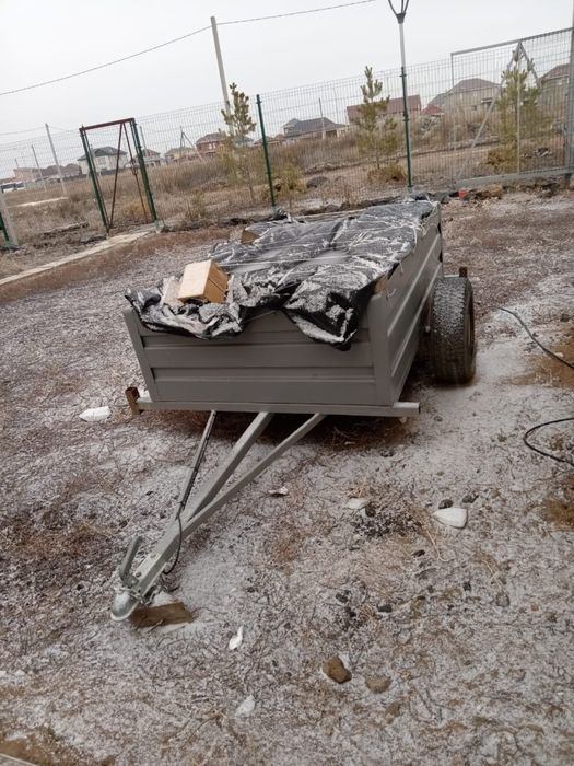 Газовый газгольдер в прицепе, котёл