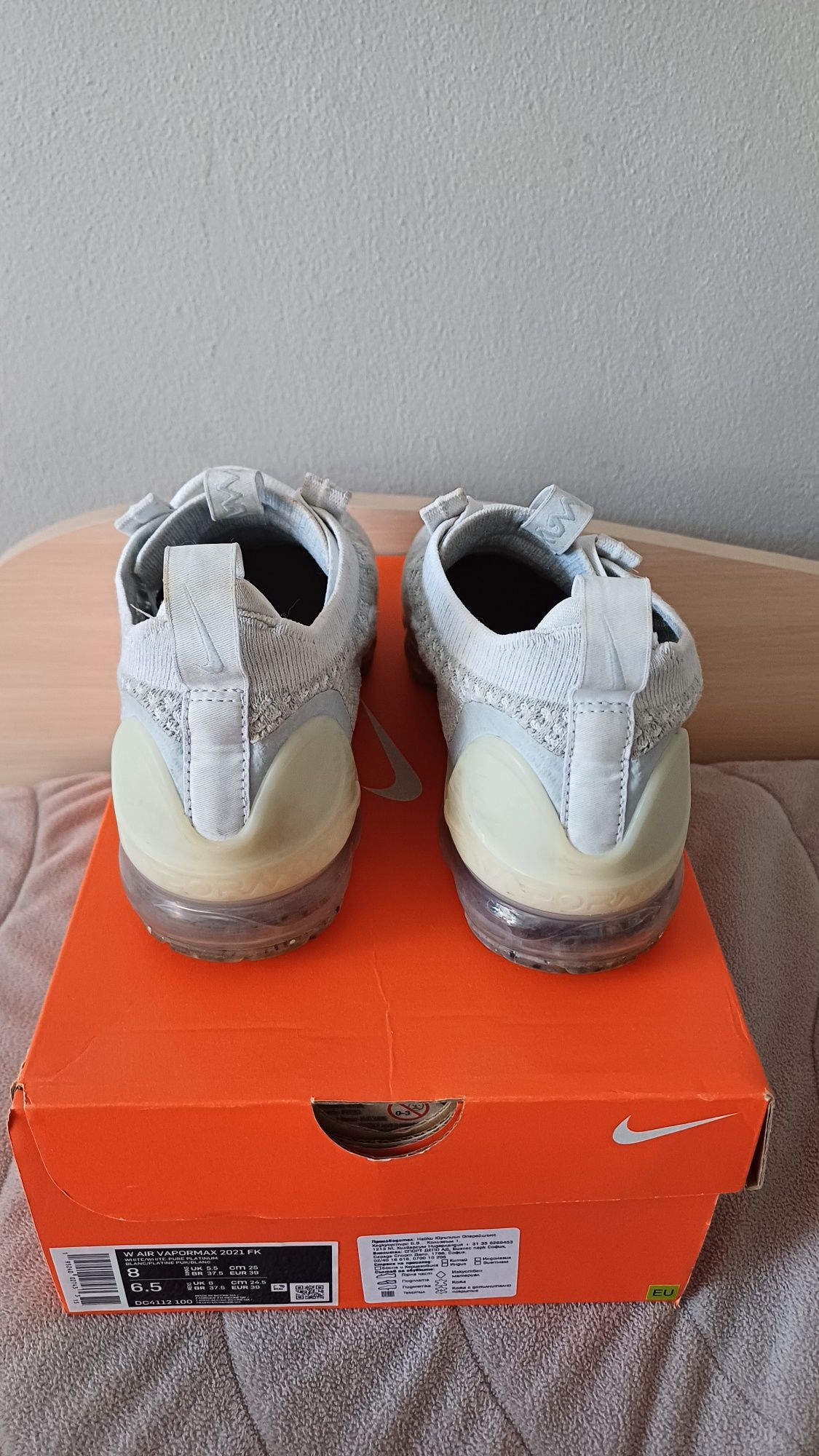 Nike air vapormax 2021 fk
39 номер 
Цена: 170 лв 
Почти като нови