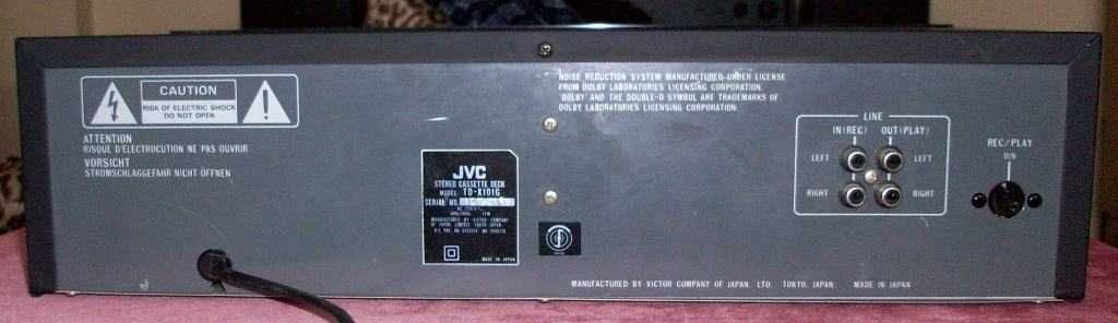 JVC TD X101       .