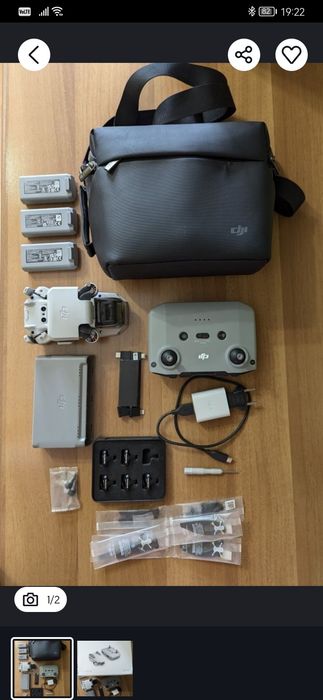 Квадрокоптер DJI mini2 fly more combo