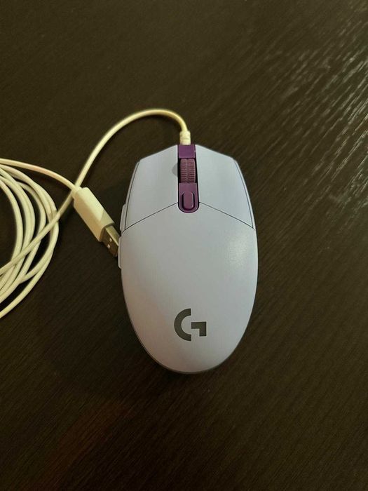 Mouse gaming Logitech G102 Lightsync, Lilac