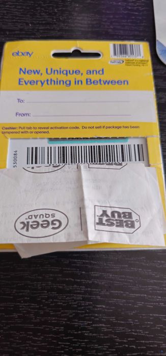 Ebay gift card usd 200