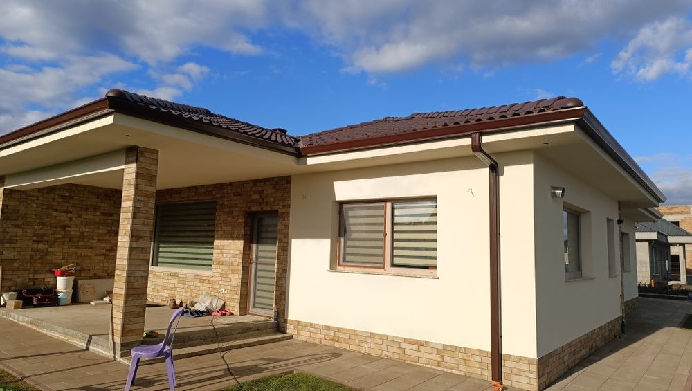 Jgheaburi aluminiu dintr-o bucată orice dimensiune