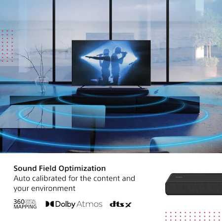 Sigilat Soundbar Sony HT-A3000 3.1ch, Dolby Atmos, 250W, Bluetooth 5.0