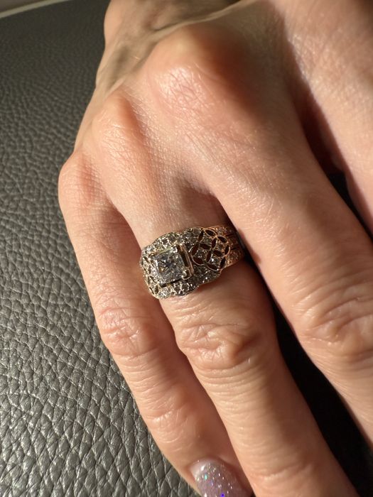 Inel cu Diamante Naturale Aur 18K