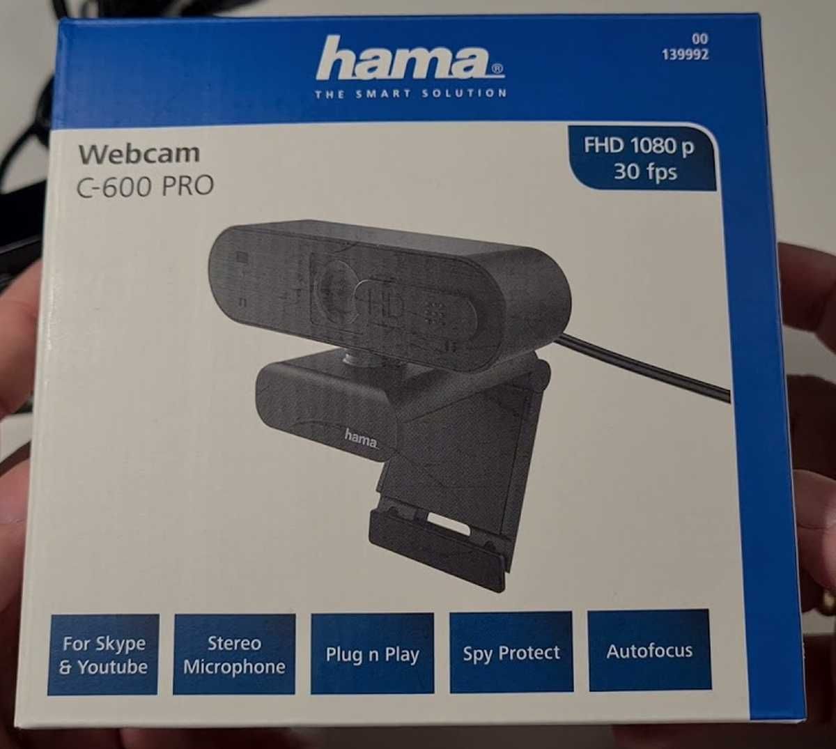 Camera Web HAMA C-600 Pro, Full HD 1080p, negru Noua Sigilata Garantie