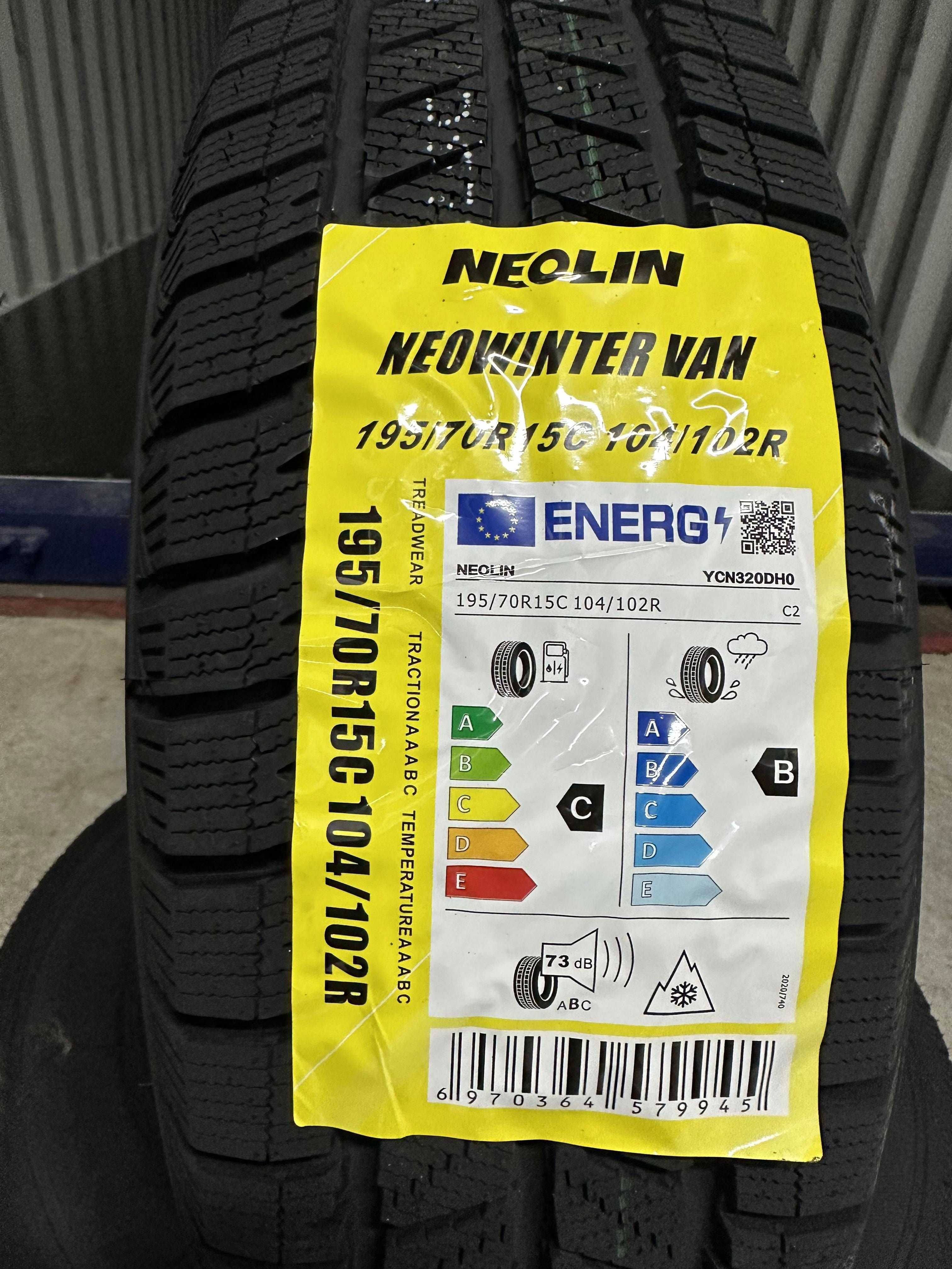 Нови зимни бусови гуми NEOLIN NEOWINTER 195/70R15C 104/102R НОВ DOT