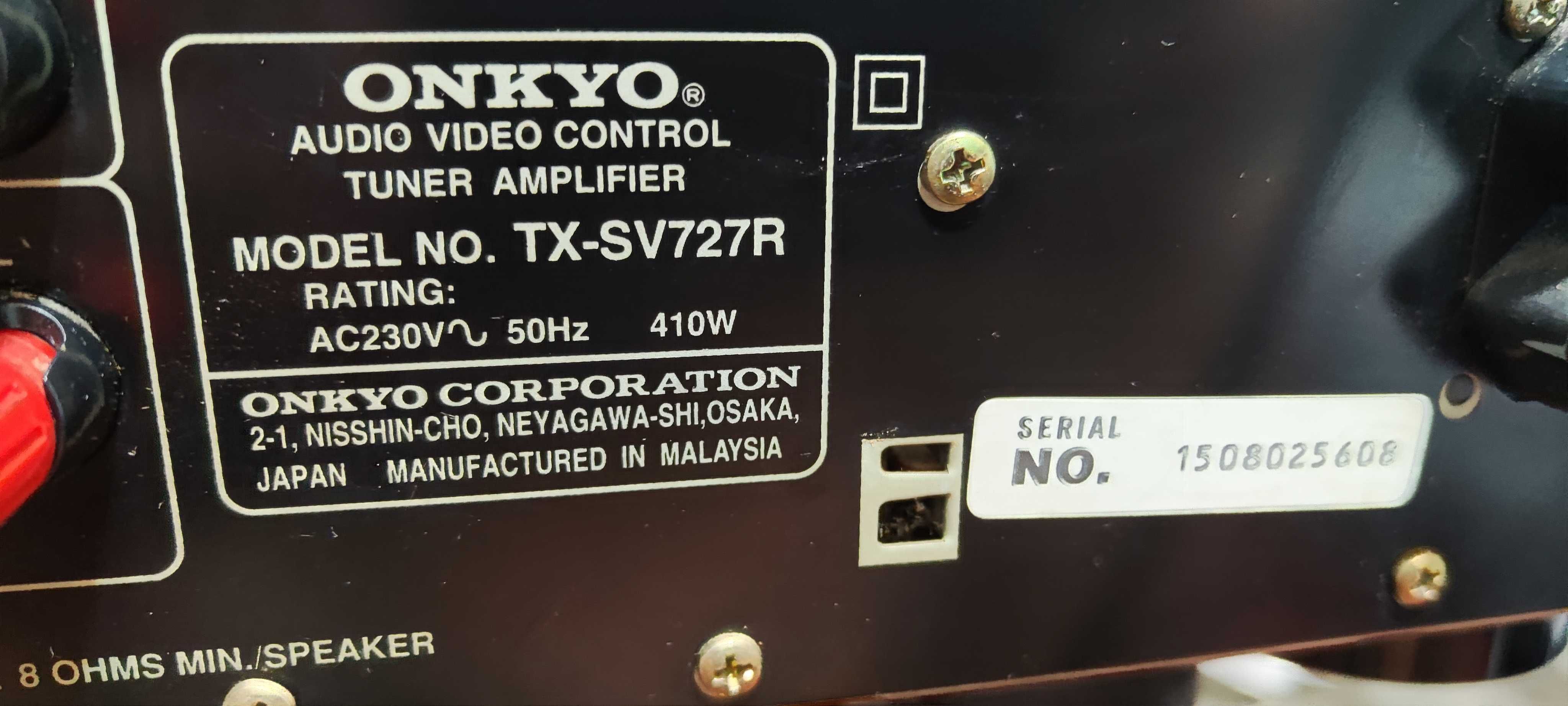 Amplificator Audio Onkyo TX-SV727R Statie Audio Amplituner Audio