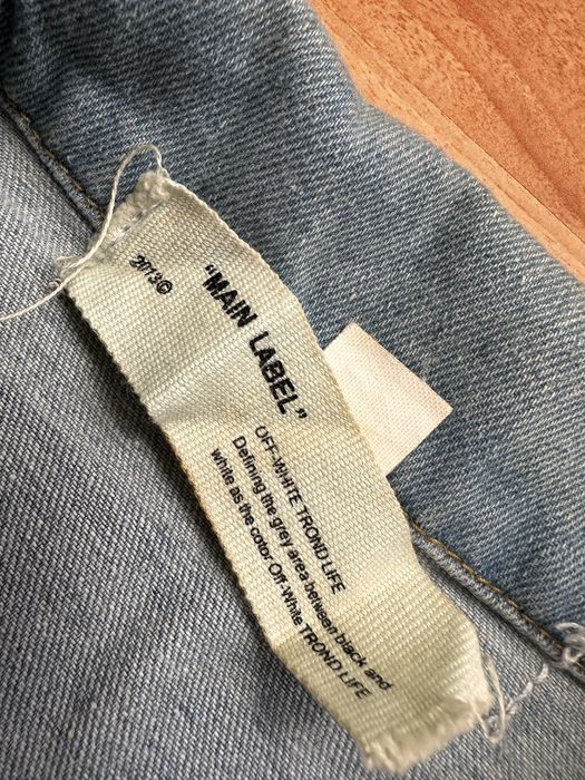 Geaca de blugi Off-White Marimea L-Xl