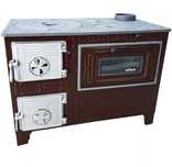 Soba pe lemne si cuptor ZLN 7109 80x45x60 CM evacuare dreapta 130MM