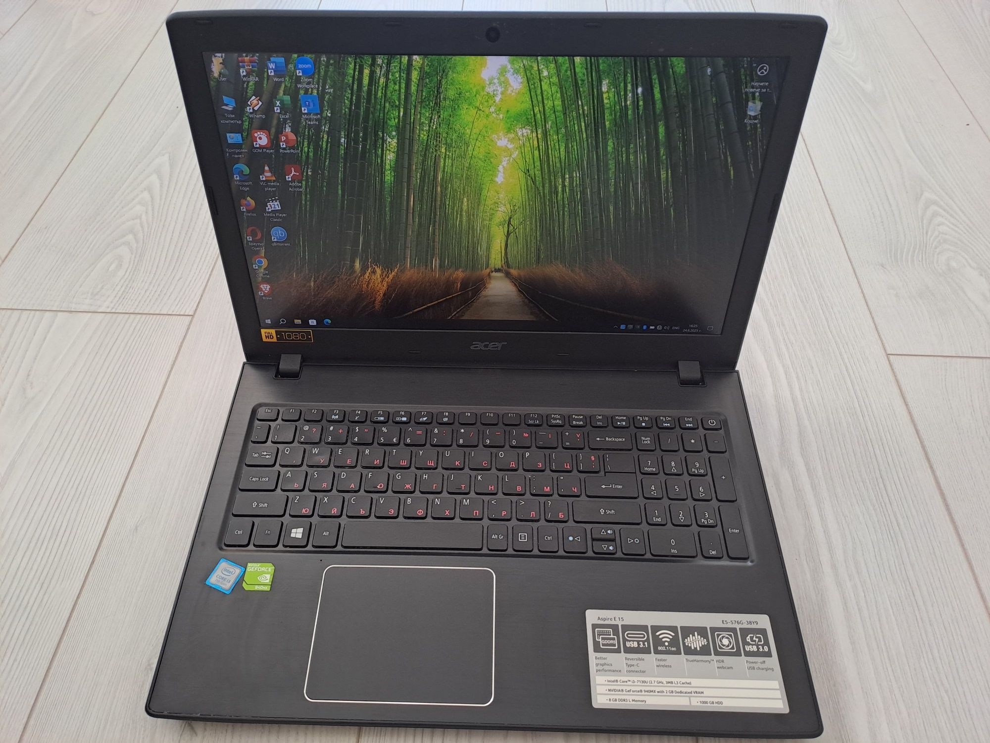 Лаптоп Acer E 15 Aspire в отлично състояние