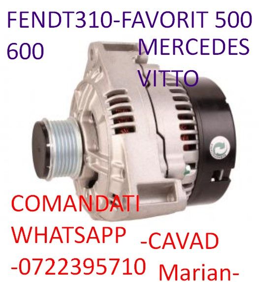 Alternator nou tractor FENDTserii Vario, Favorit 500,600John DEERE