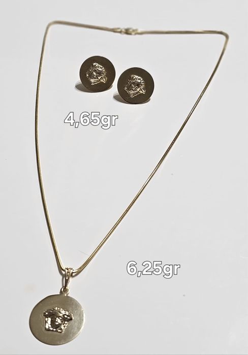 Set Versace Aur 14K 585