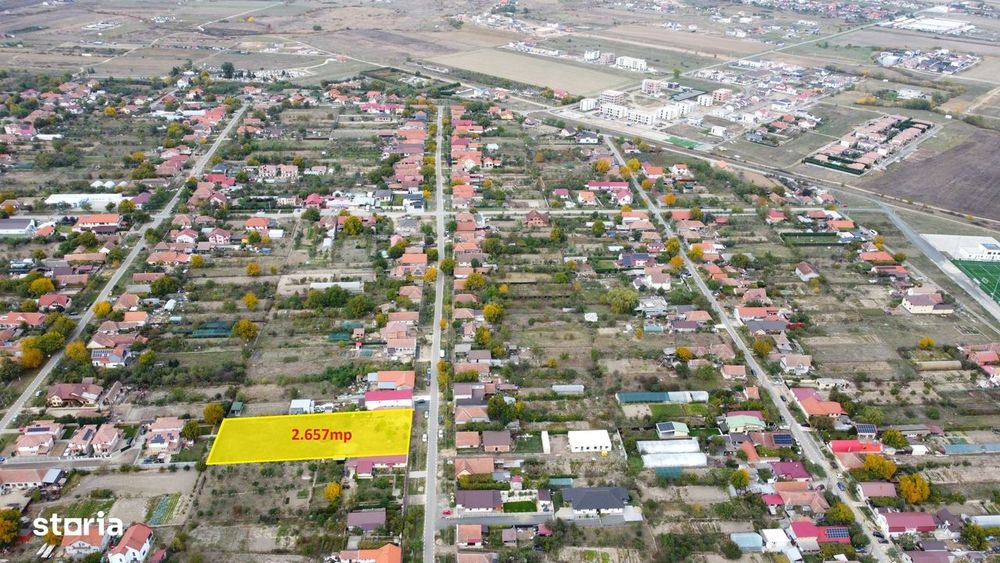 Teren 2.657 mp – toate utilitatile– Urseni, Moșnița Nouă
