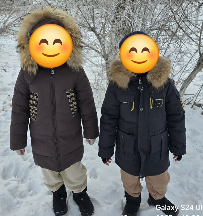 Продам детские зимние куртки.