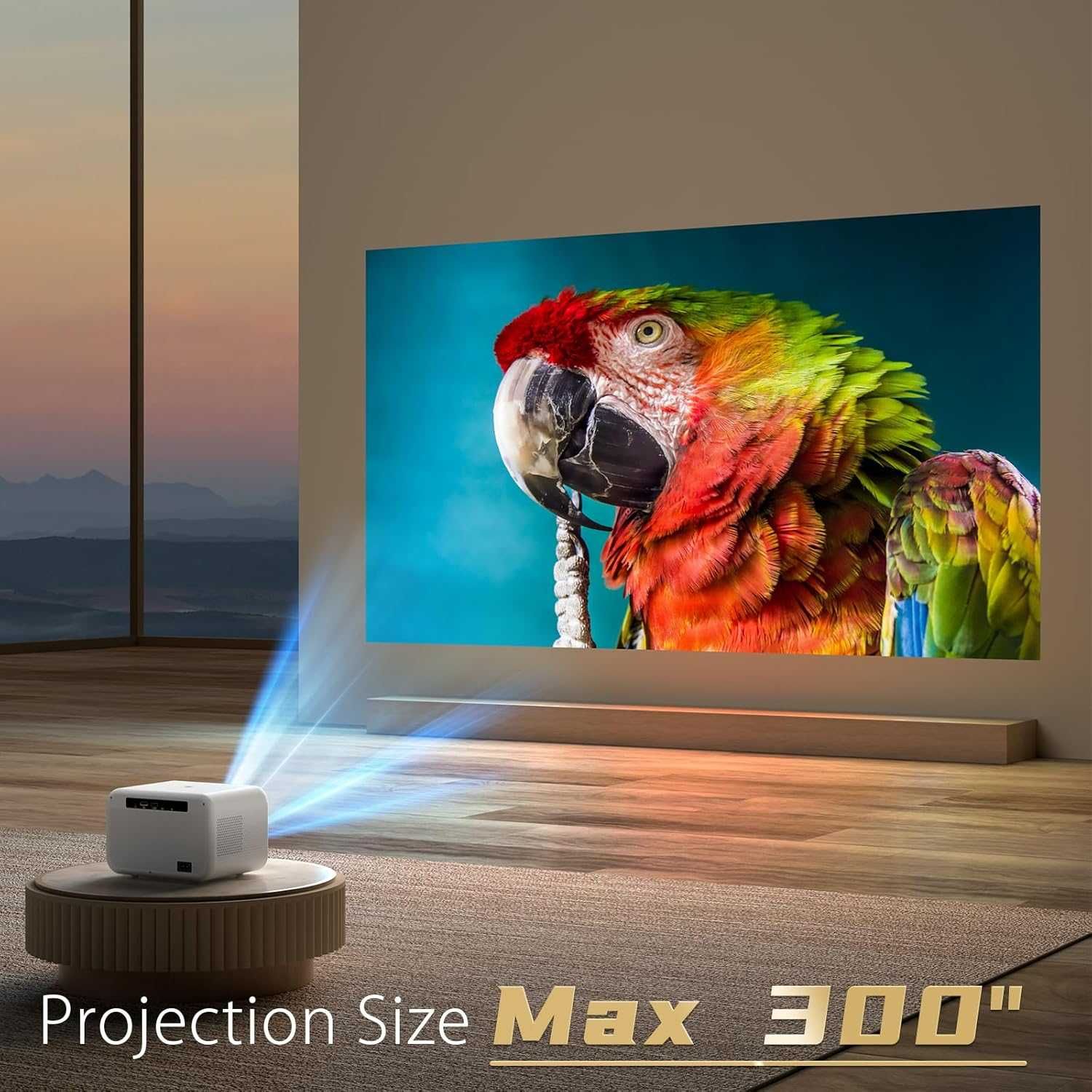 5G WiFi мултимедиен проектор с 4K, Bluetooth SAINYER A11