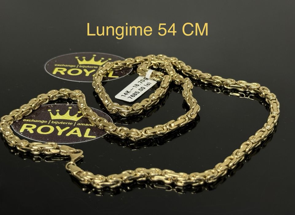 Bijuteria ROYAL : Lant AUR 14K / 18.70 GR