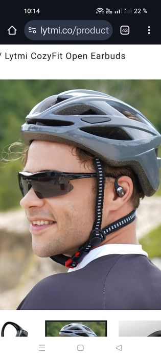 Căști wireless pentru ciclisti sau motociclisti Lytmi cozyfit G1