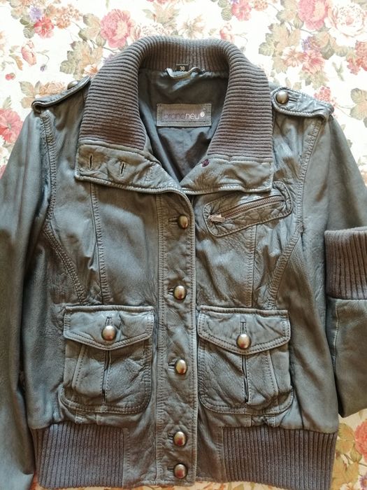 Якета естествена кожа