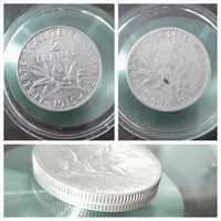 2 monede 2 Francs /1898/1915 ag 835/ 20 gr stare perfectă pret total