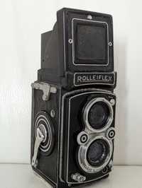 Aparat foto vintage Rolleiflex, obiectiv Carl Zeiss Jena