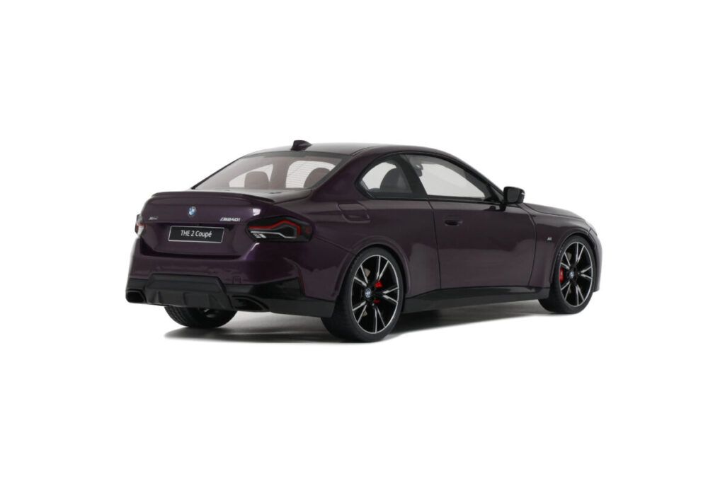 Macheta auto Bmw M240i Thundernight Metallic 2023 1:18 Gt Spirit (GT50