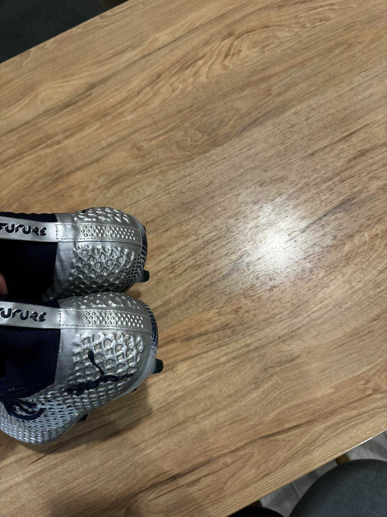 Обувки/бутонки Puma Future 2.2 Netfit, сребърни/сиви