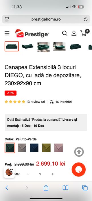 Canapea extensibilă