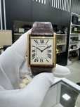 Золотые Часы Cartier Tank Large 18k