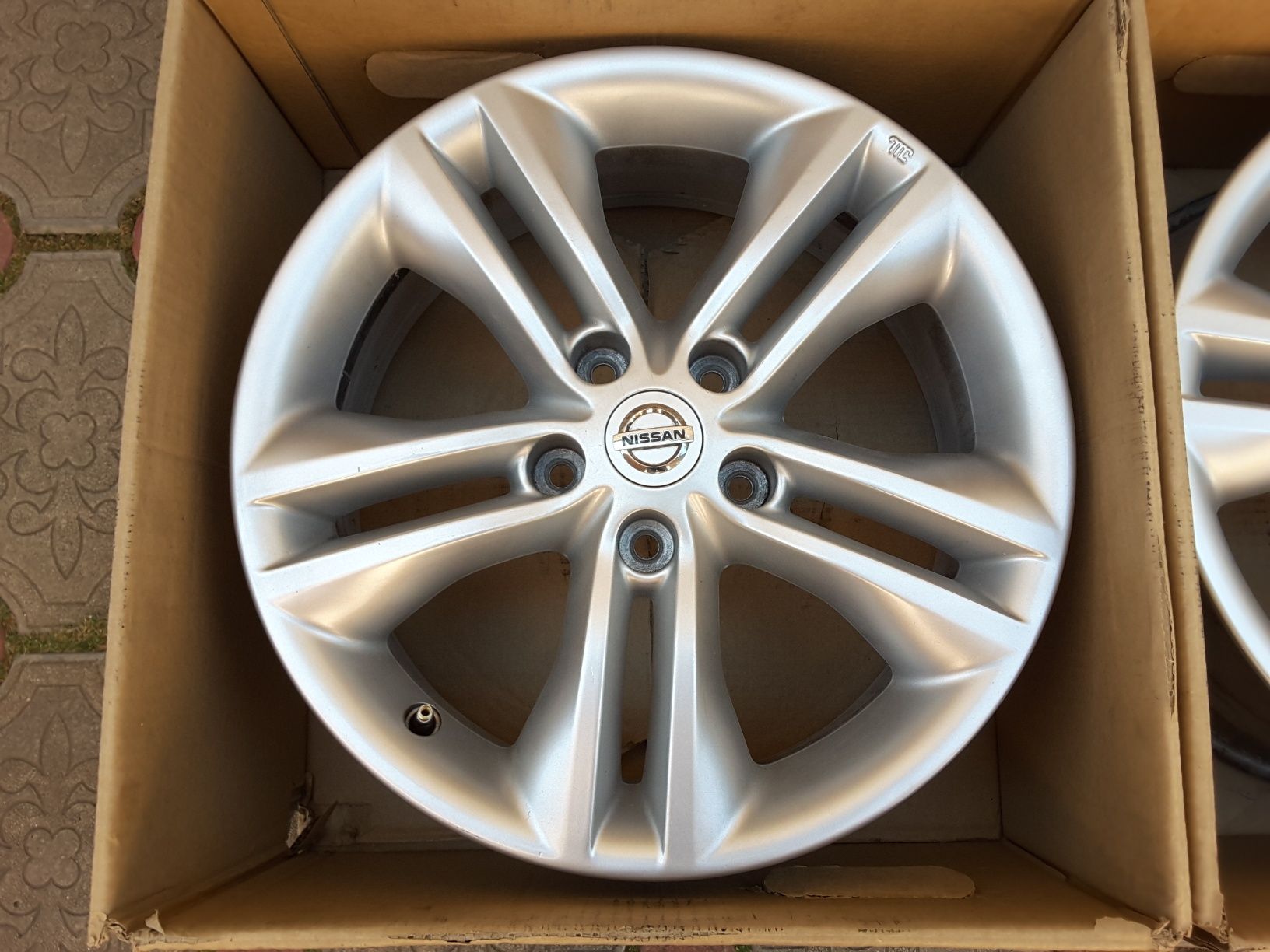jante aliaj 17; 5x114,3;originale Nissan Qashqai, Juke,X-trail, Duster