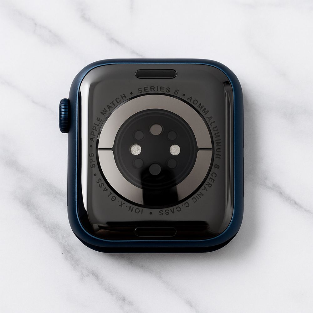 Apple Watch Series 6, 40 мм, Син алуминиев корпус, Каишка Deep Navy