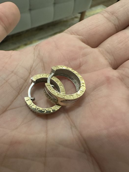 Bulgari серги moon collection
