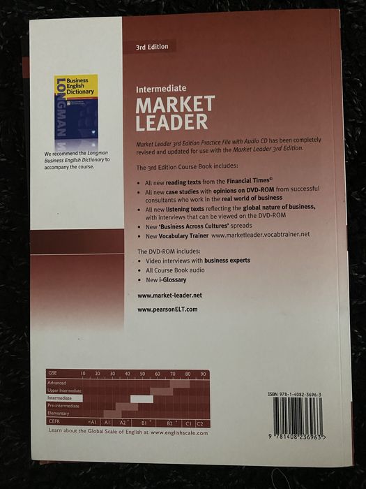 Учебник, учебна и тестове Market leader intermediate